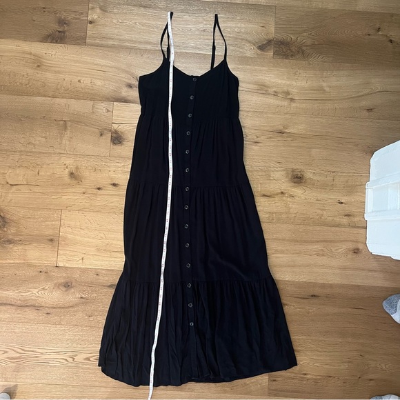 Pink Rose black flowy dress - Picture 5 of 8